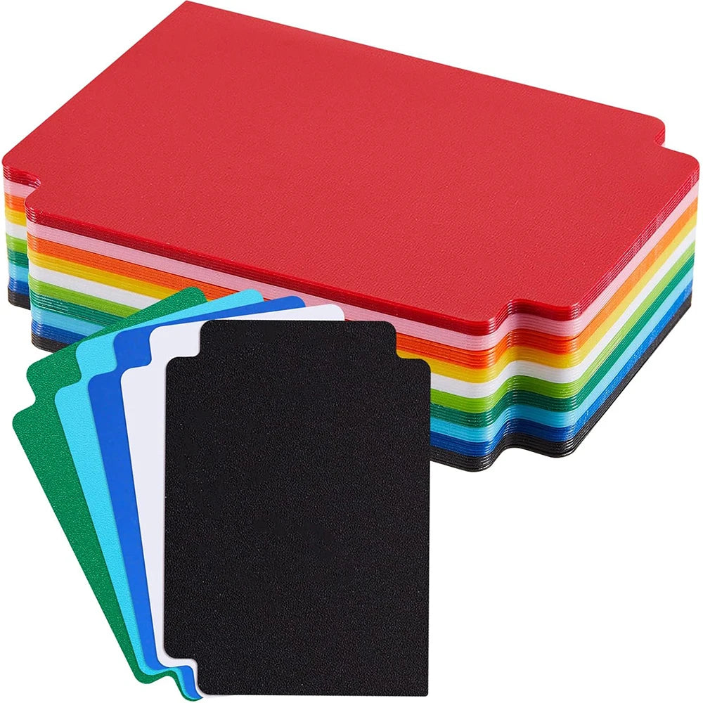 LMETJMA Trading Card Dividers Plastic Card Dividers Trading Card Page Dividers Playing Separator for Office Sports Gathering
