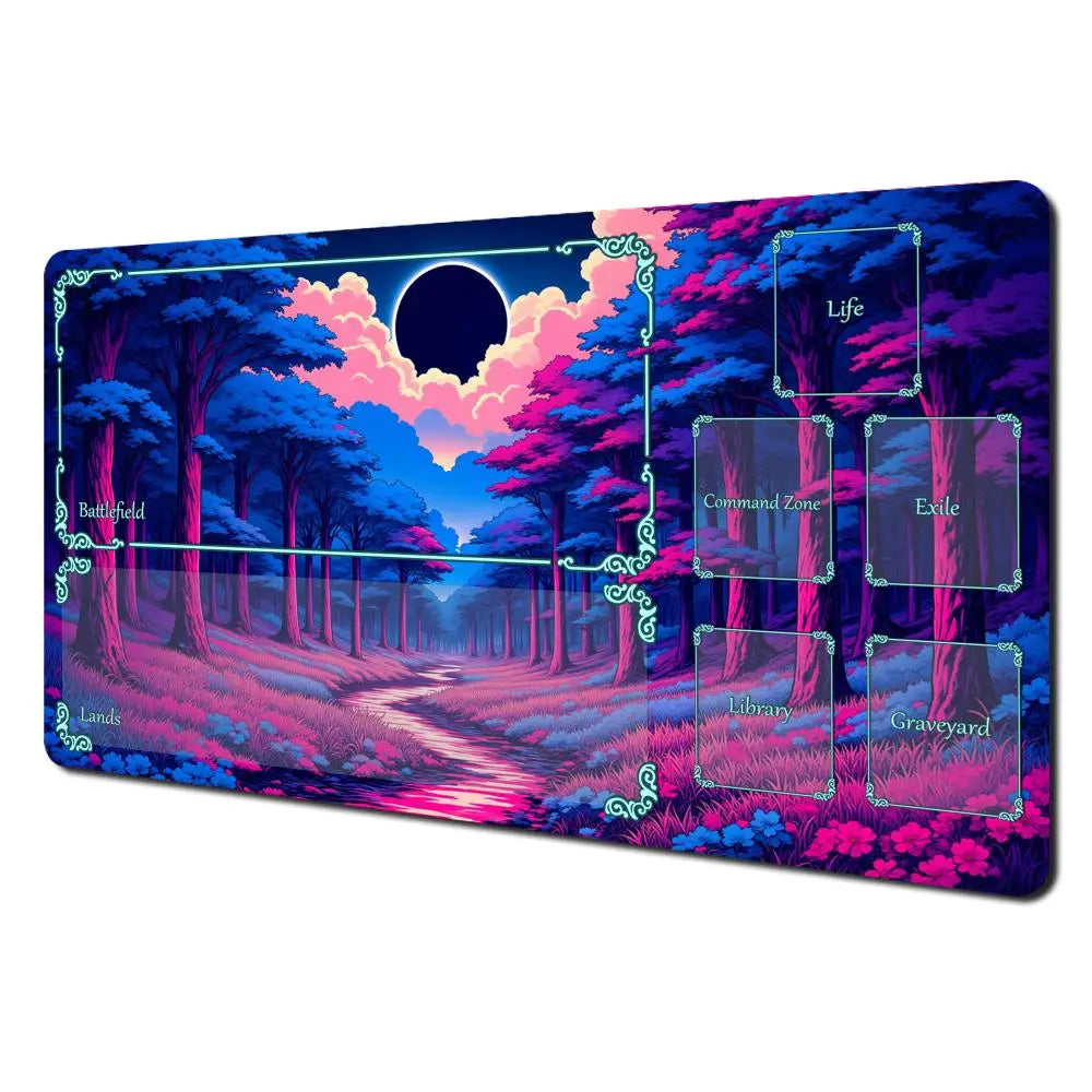 Mysterious Forest Premium Stitched-Edge TCG Playmat