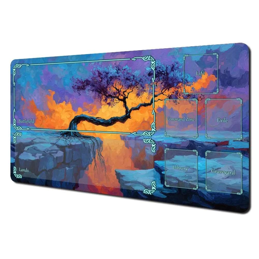 Mysterious Forest Premium Stitched-Edge TCG Playmat