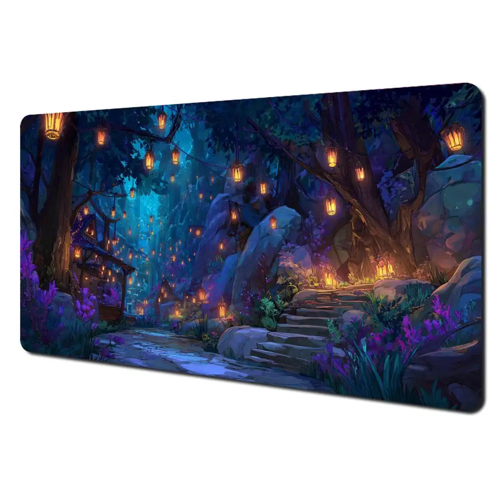 Mysterious Forest Premium Stitched-Edge TCG Playmat